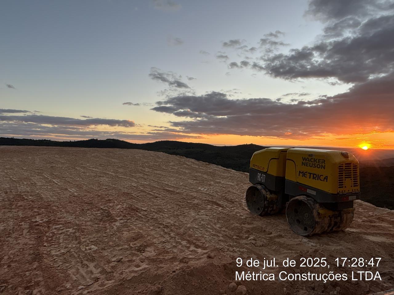 Mini Rolo Compactador - Não Tripulado